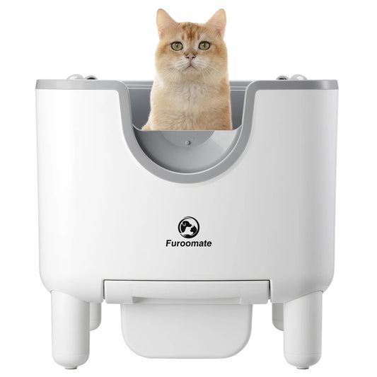 Furoomate F6 Self Cleaning OpenTop Cat Litter Box Odor Control