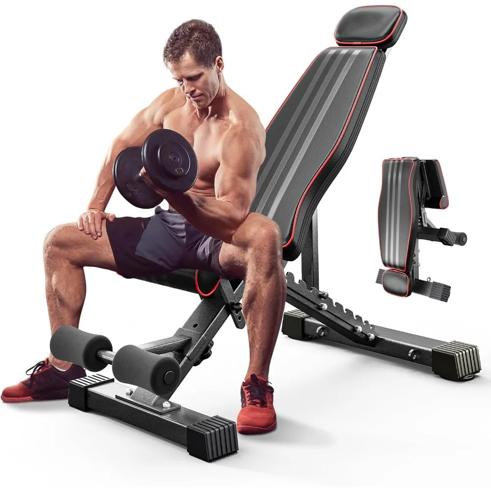 YTYIN 6 In 1 Multi Function Strength Training Weight Bench
