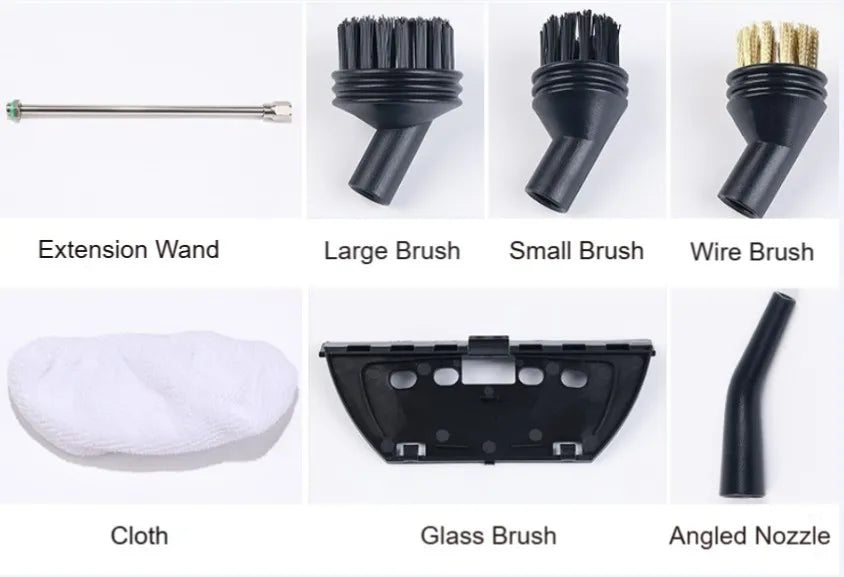 110V Portable Handheld Steam Cleaning 2500W High Pressure Cleaning Machine High Temperature Steam Cleaner With Multiple Accessories US Plug