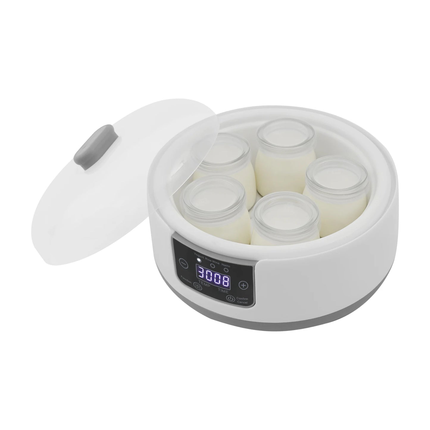 Electric Yogurt Maker With 304 Stainless Steel Liner And Timer