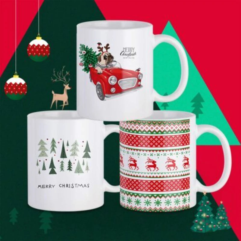 HTVRONT Ceramic Sublimation Mugs For Photo Printing