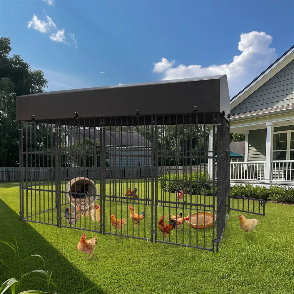 Borwart Heavy Duty Large Dog Kennel Welded Metal Playpen