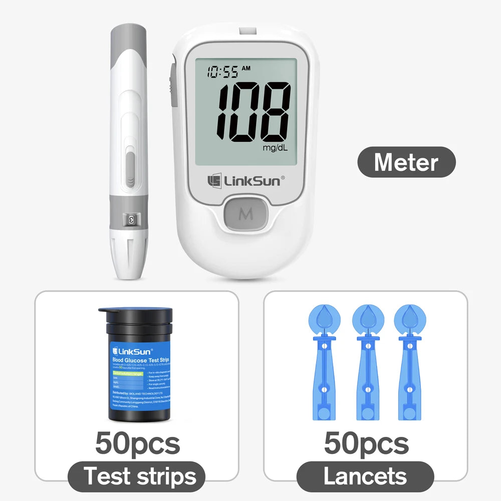 Linksun Blood Glucose Monitor G-425-1 With Lancing Device