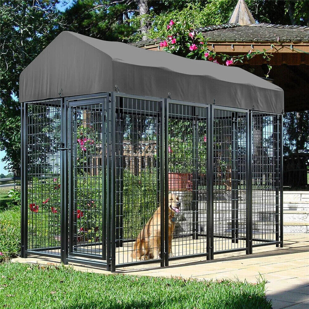 Borwart Heavy Duty Large Dog Kennel Welded Metal Playpen