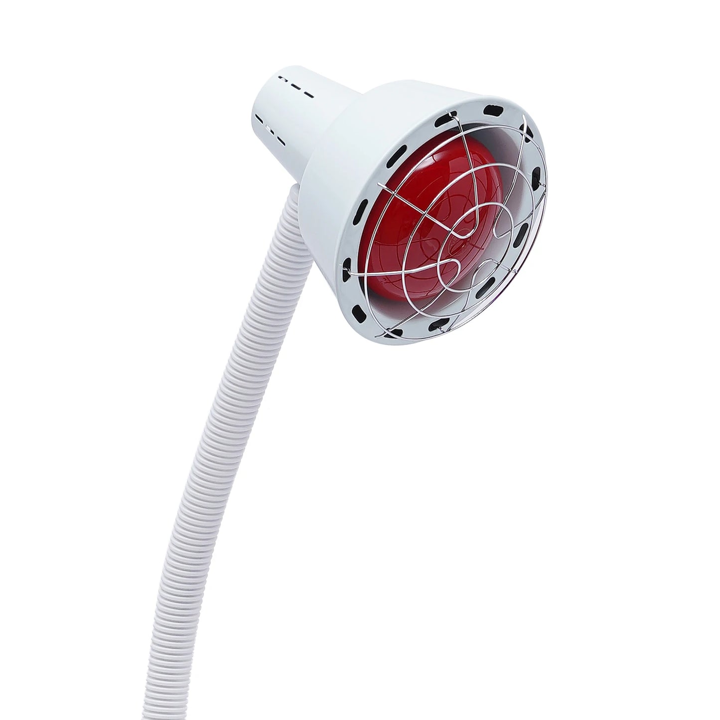 Bymaocar 275W Infrared Heat Lamp With Flexible Arm Remote 110V