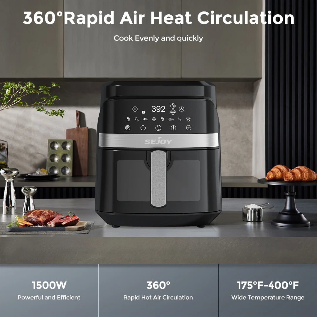 Sejoy Eight In One Air Fryer Oven Dehydrator Roasting Baking