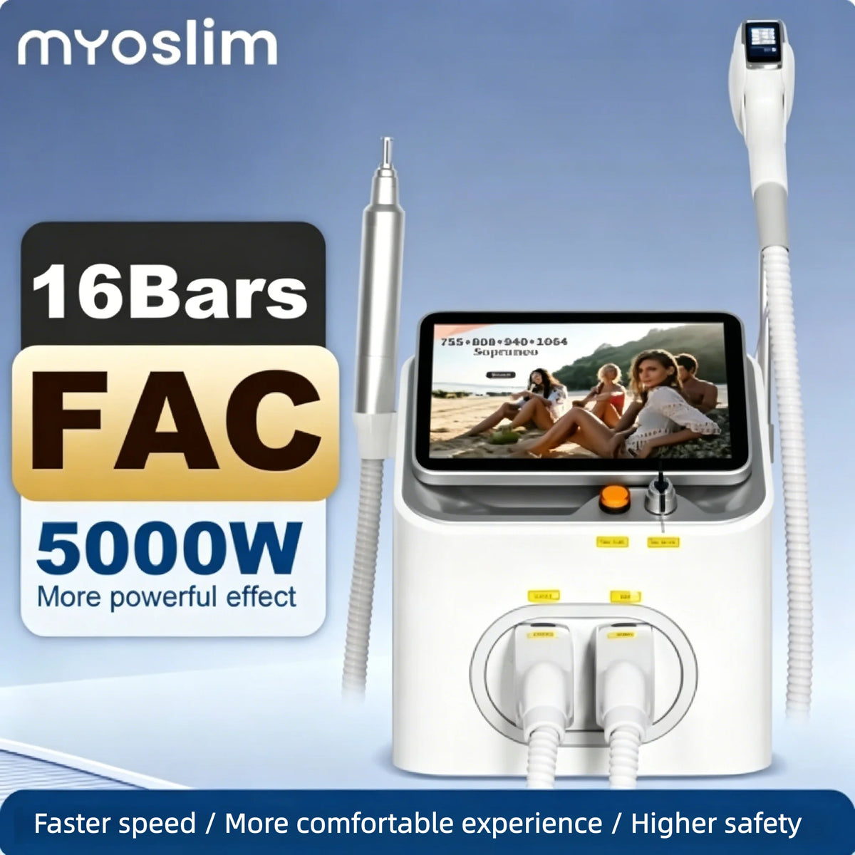 Professional Diode Laser Hair Removal And Picosecond Tattoo Device