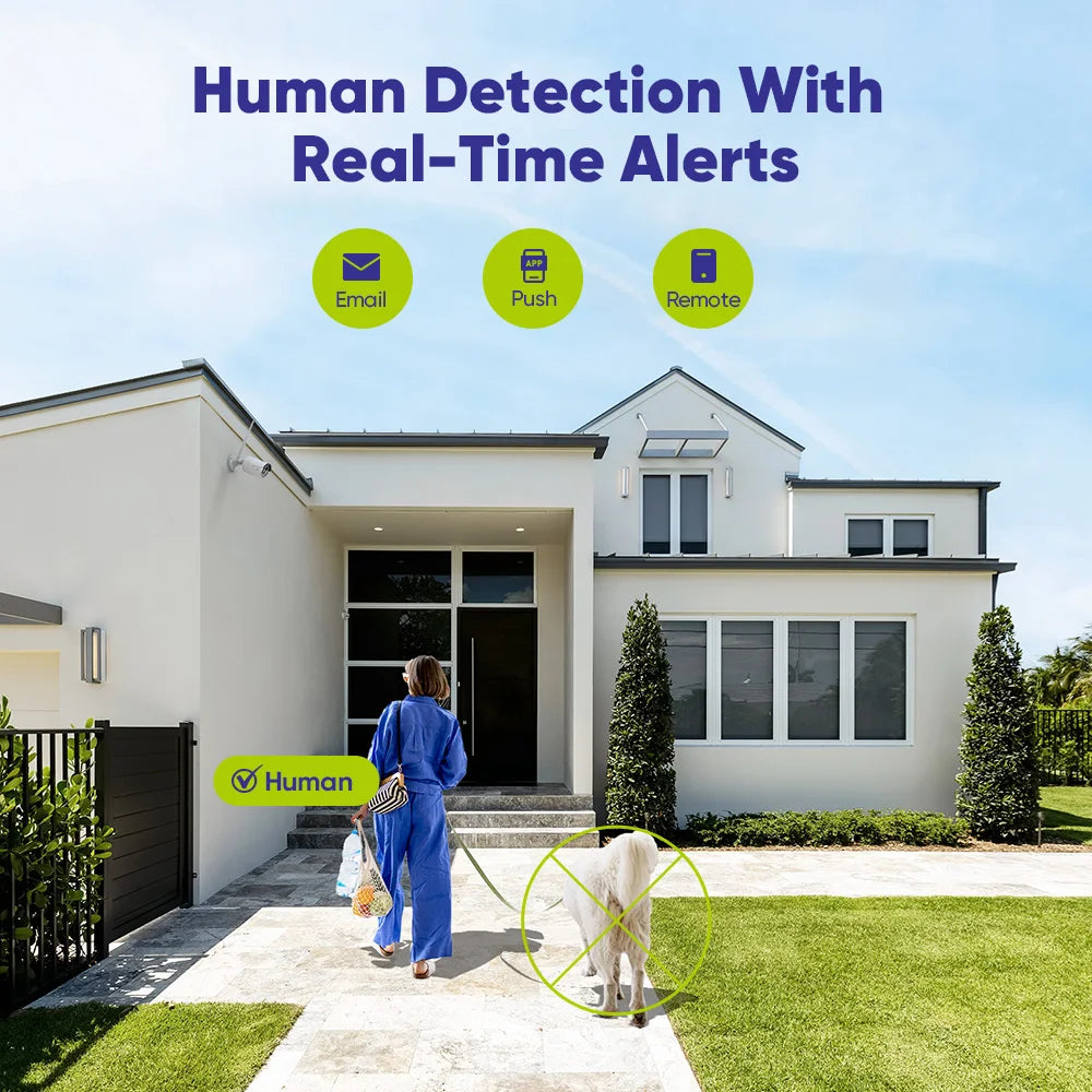 SANNCE 10CH 5MP Wireless Security System With 4 Outdoor Cameras