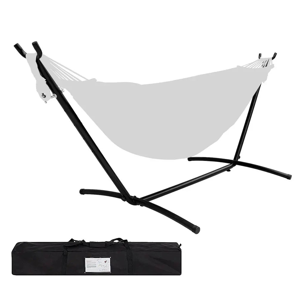 9 FT Hammock Stand Only,Heavy Duty Hammock Stand, Portable Steel Stand Only for Outdoor Patio or Indoor, 450LBS Weight Capacity