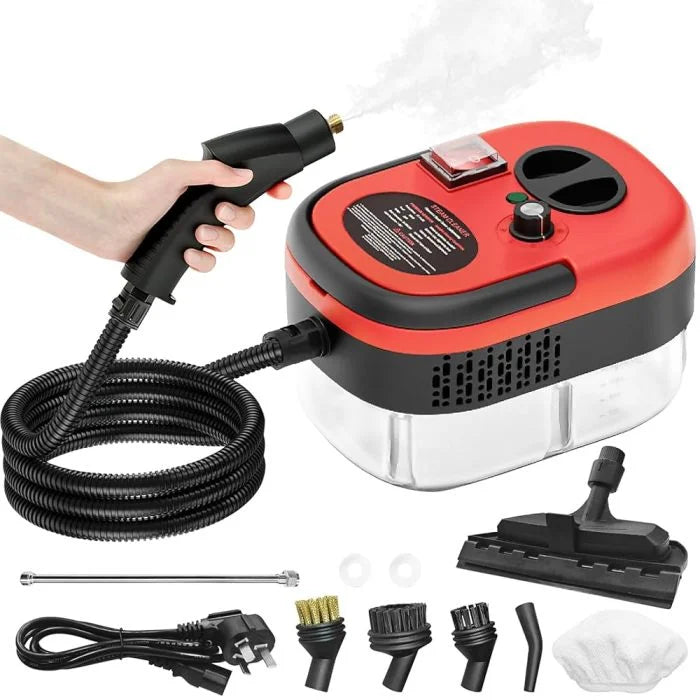 Portable 2500W Handheld Steam Cleaner With US Plug And Accessories