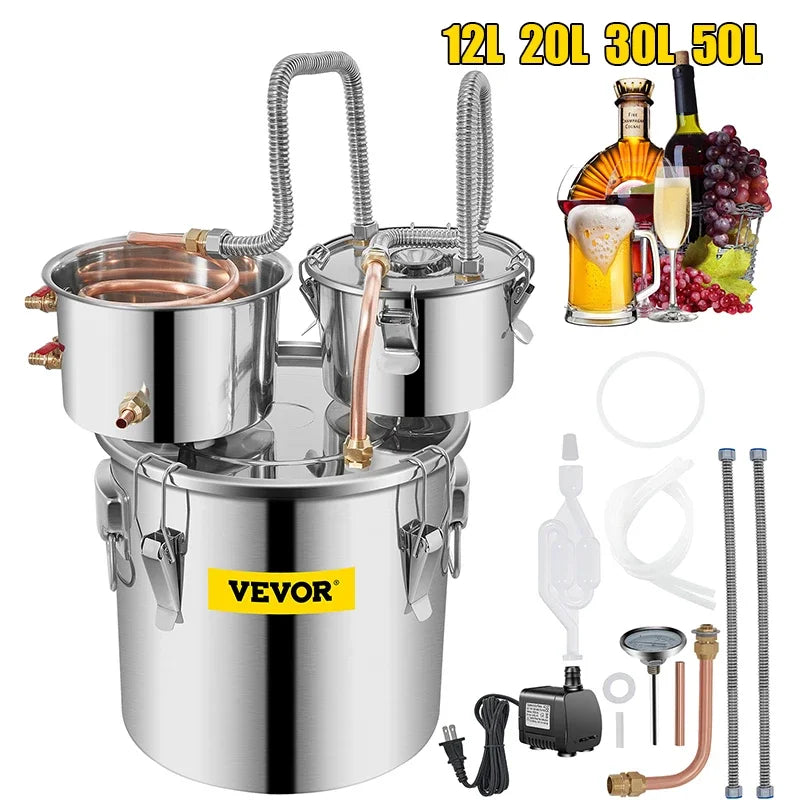 Succebuy Professional Stainless Steel Alcohol Distiller For Home Use