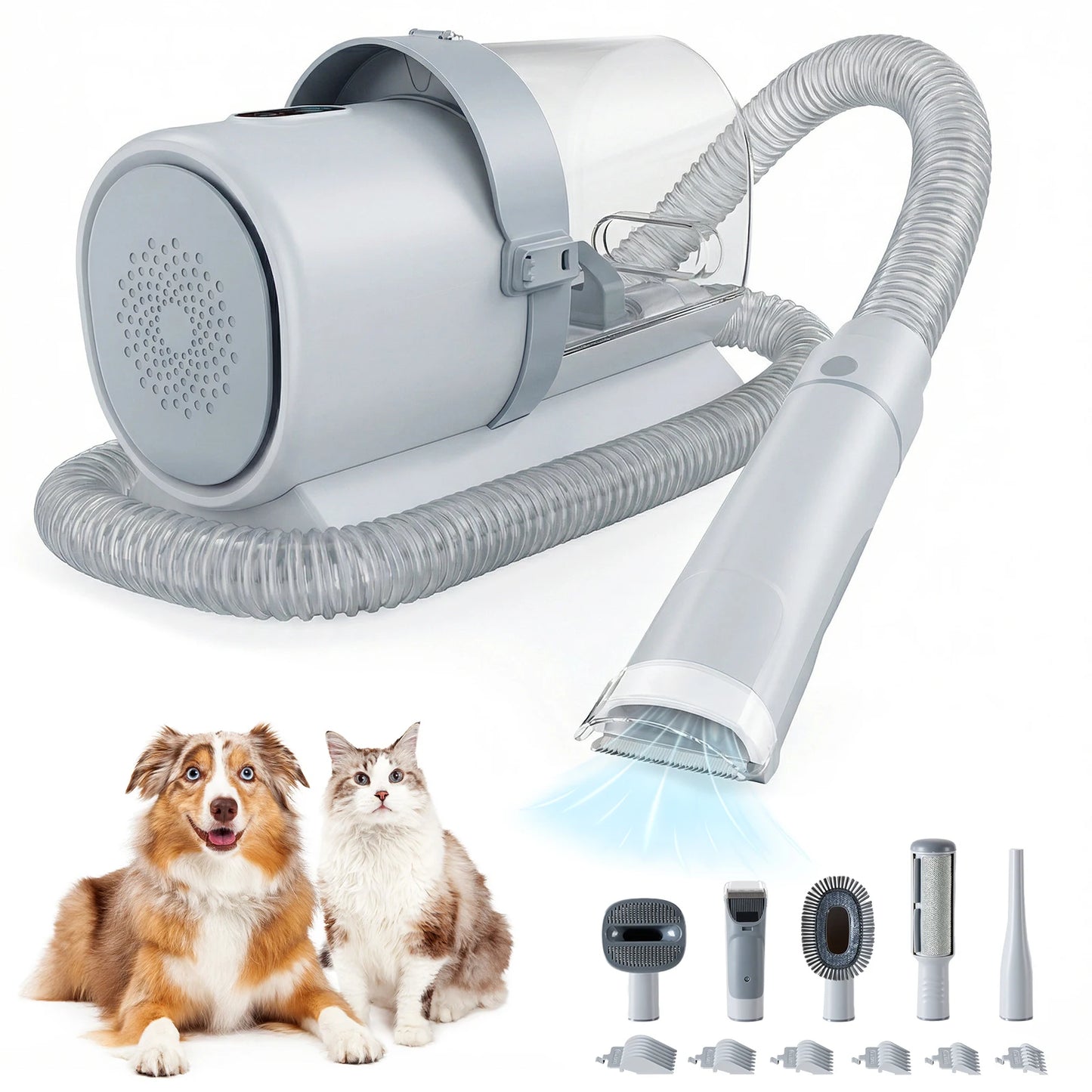 Professional Pet Grooming Vacuum Kit With Cordless Clippers For Pets