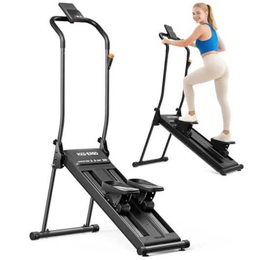 Home Magnetic Stair Stepper With Incline Modes And LCD Monitor