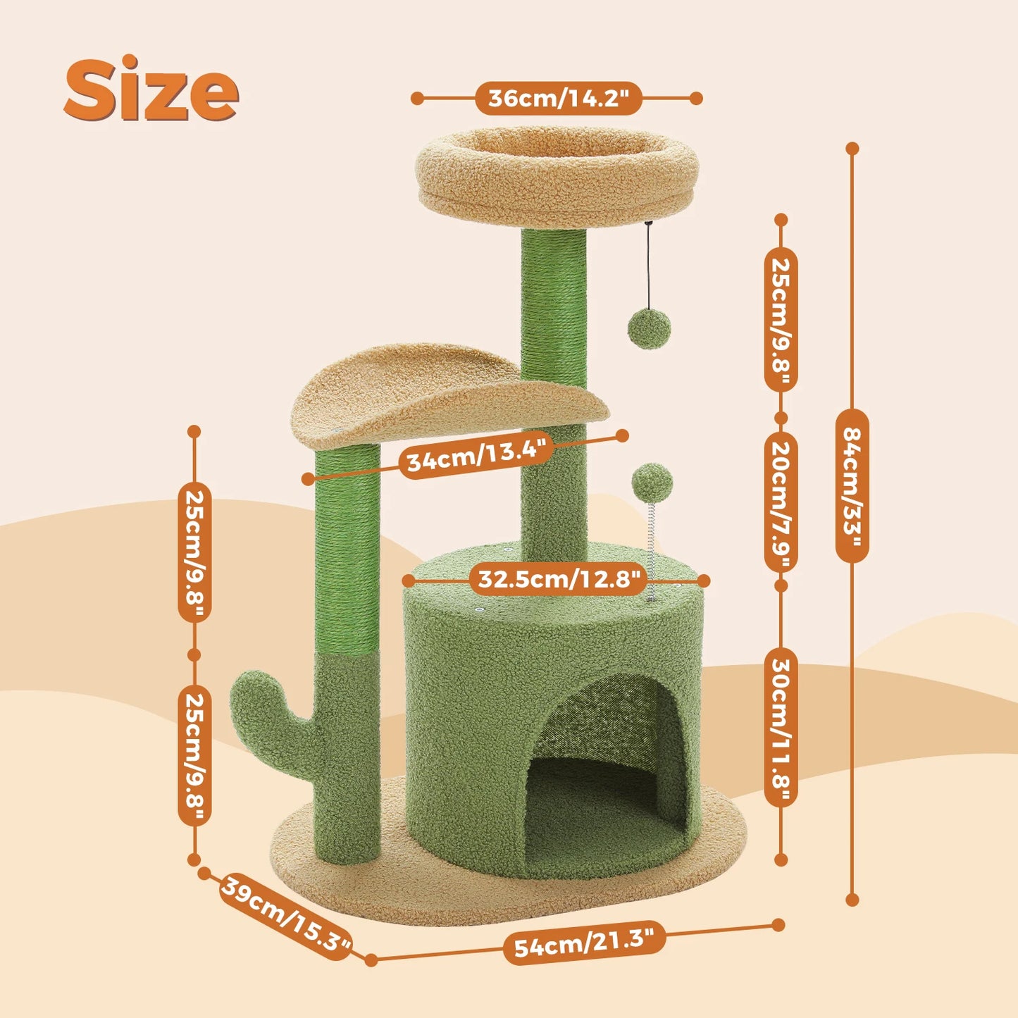 PEQULTI Flower Cat Tree for Indoor Cats With Plush Perches