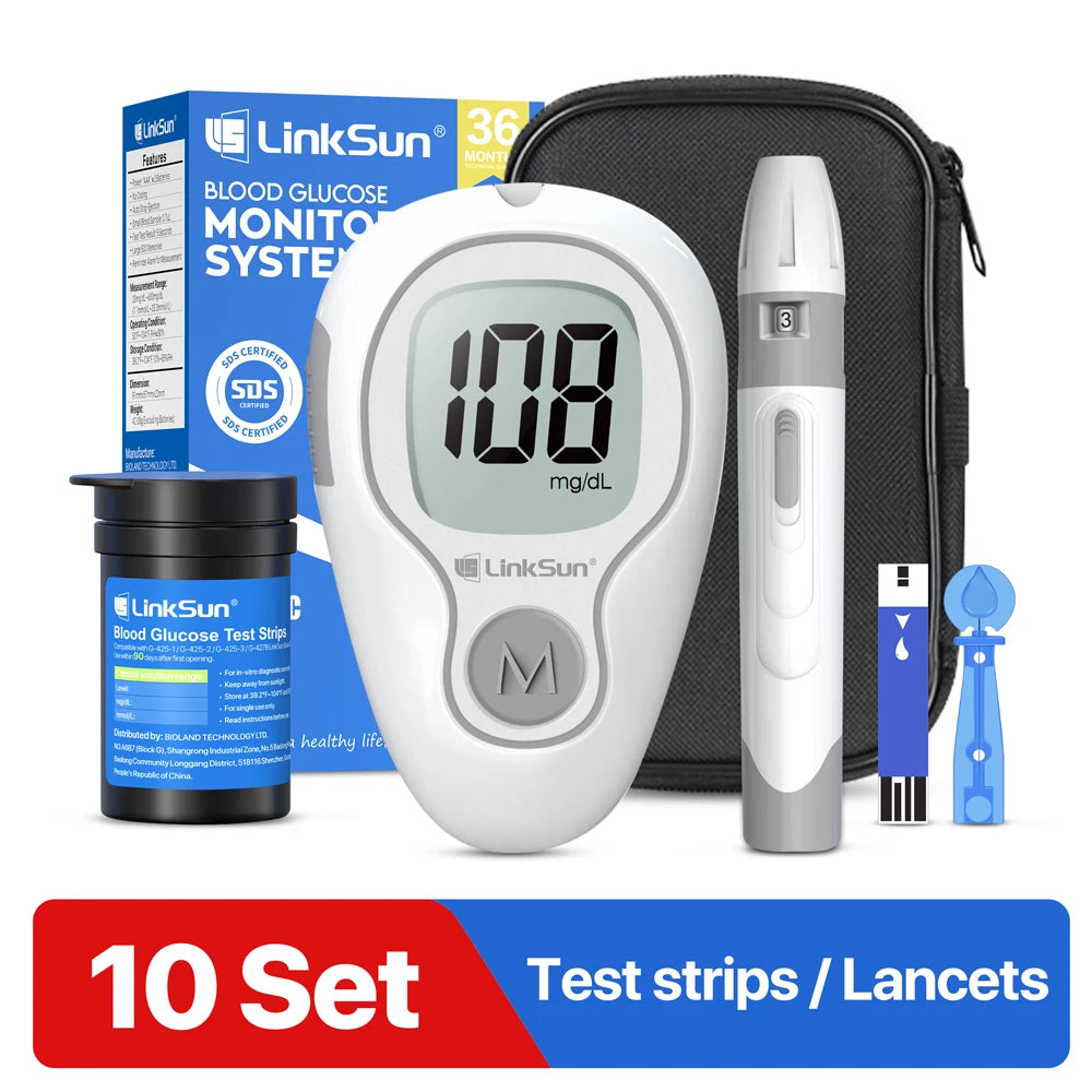 Linksun Blood Glucose Monitor G-425-1 With Lancing Device