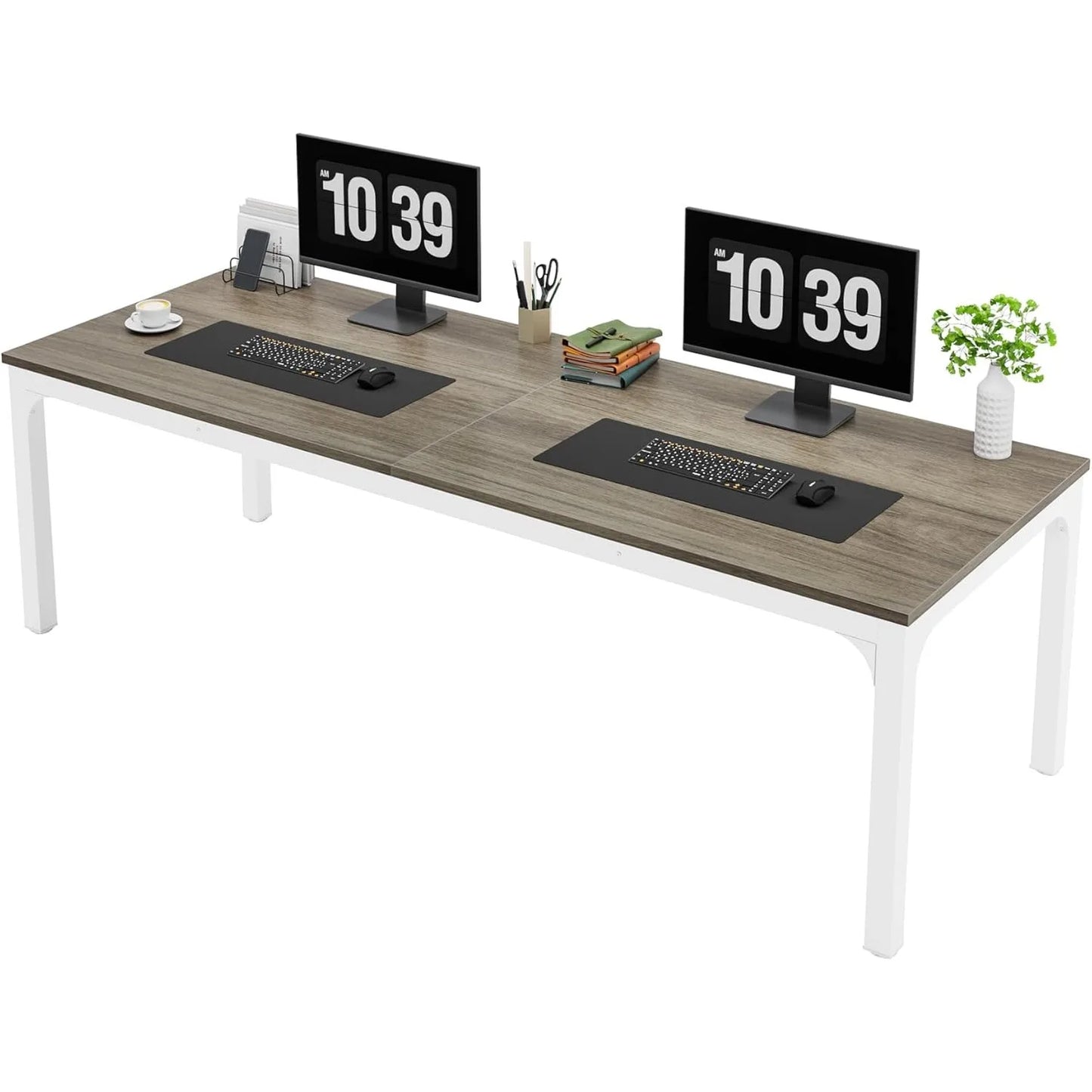 Little Tree Computer Desk For Home Office Spacious Workspace