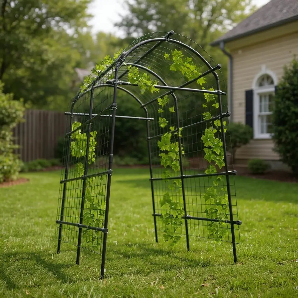 HiMISS Garden Arch Trellis For Climbing Vines And Vegetables
