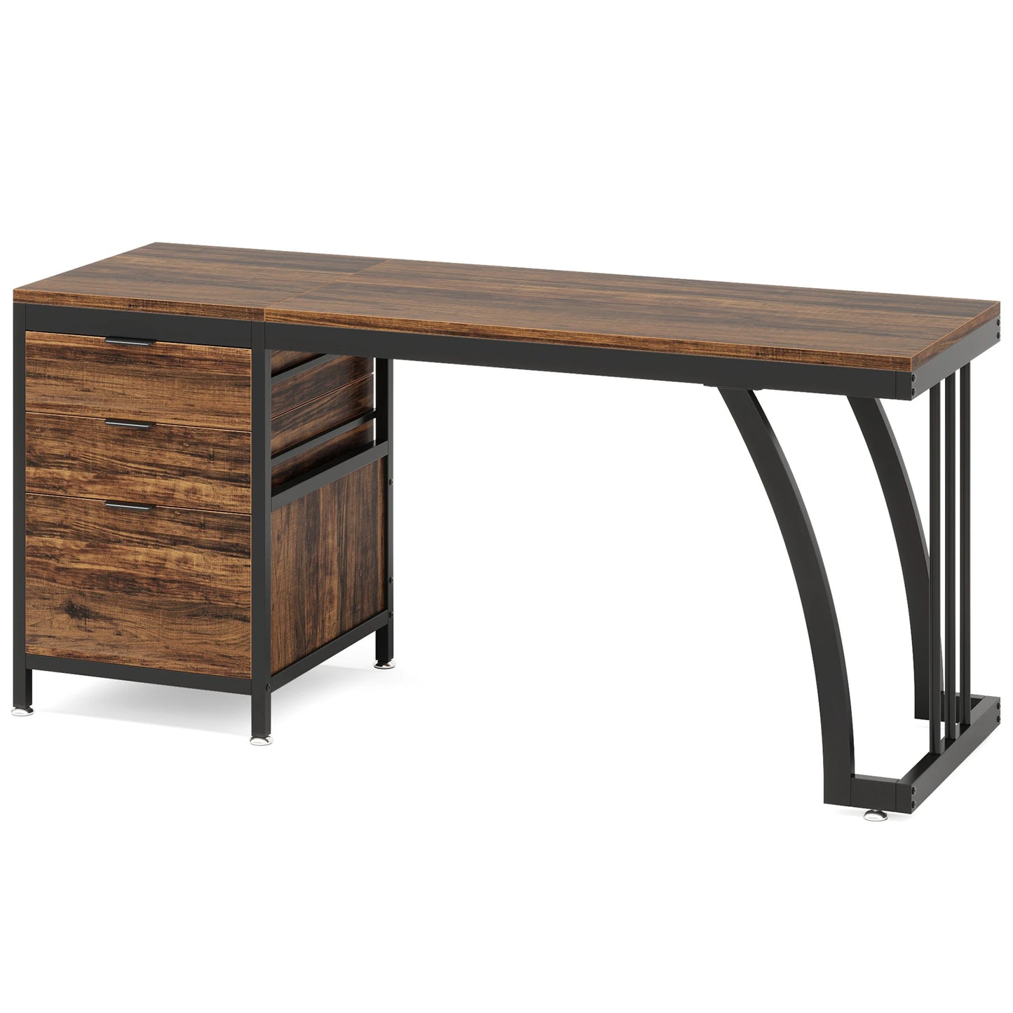 Tribesigns Computer Desk With 3 Drawers For Home Office