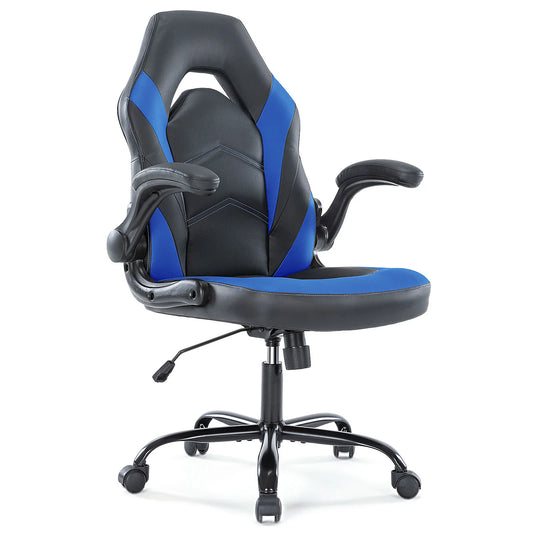 JHK Ergonomic Office Gaming Desk Chair With PU Leather Armrests