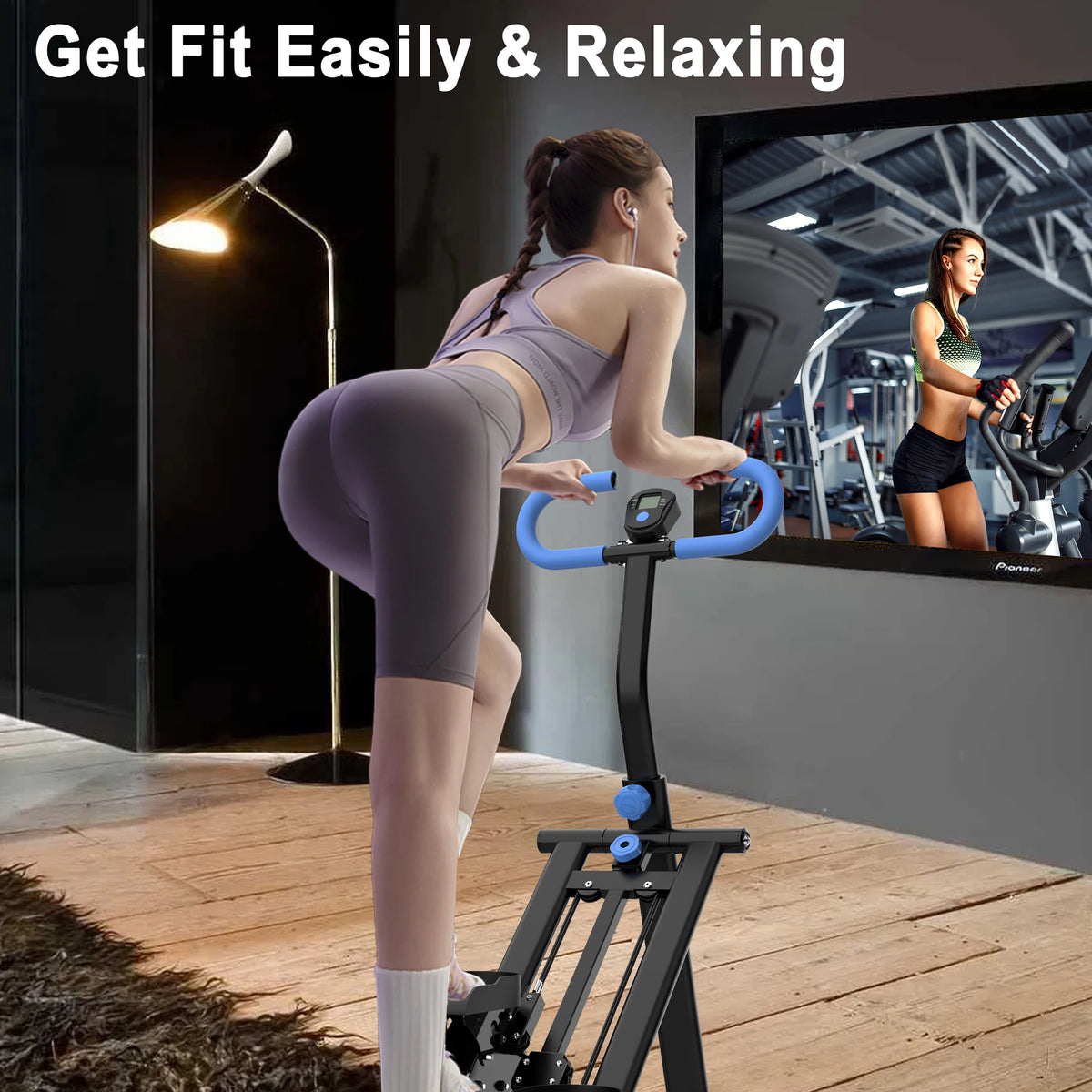 Vertical Climber Machine With Adjustable Resistance For Full Body Workouts