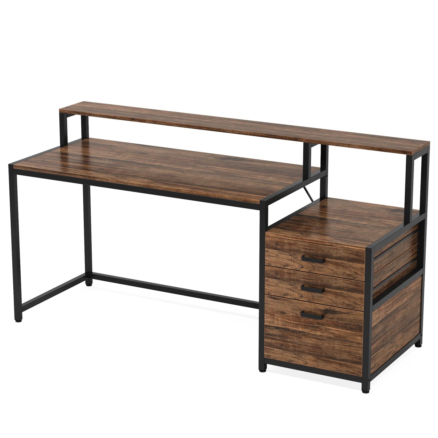 Tribesigns Computer Desk With 3 Drawers For Home Office