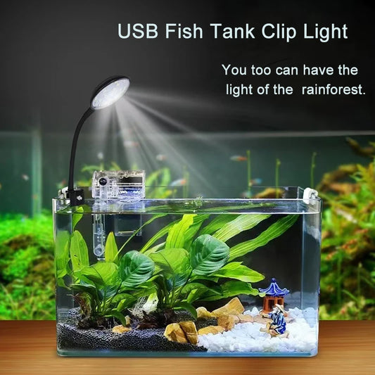 WITZIO Full Spectrum LED Aquarium Light With 360 Degree Rotation