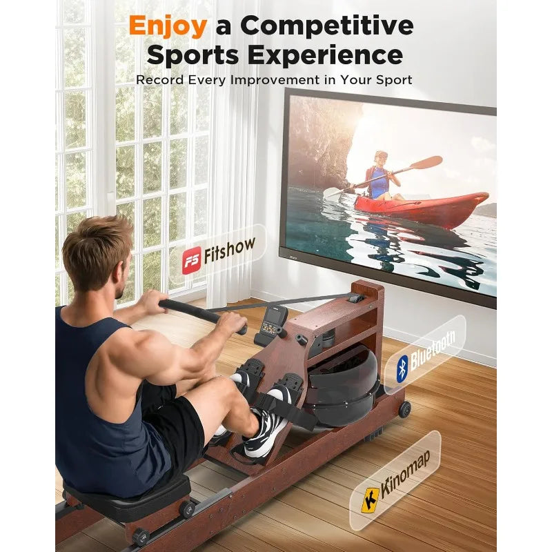 YOSUDA Water Rowing Machine for Home Use 400 LBS Capacity